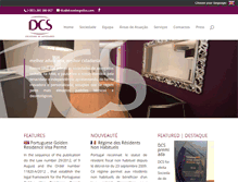 Tablet Screenshot of dcsadvogados.com